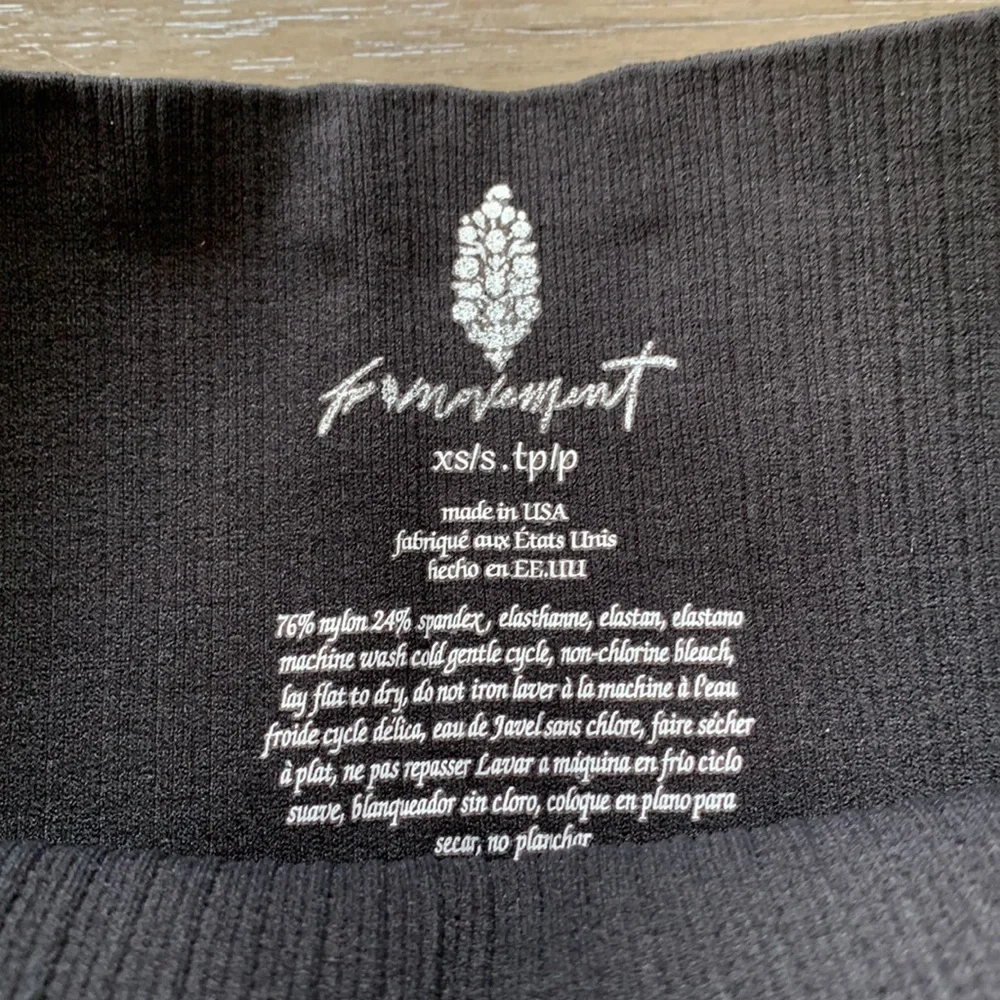 NWOT! FP Free People Movement Good Karma High Rise Leggings Sz XS/S - Picture 8 of 8